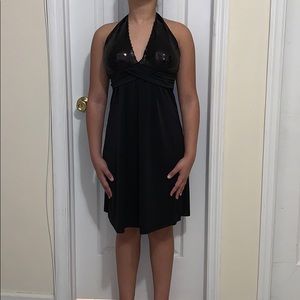NWT black cocktail dress size M